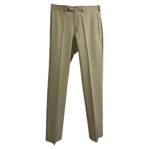 Prada Straight-Leg Trousers in Beige Polyester